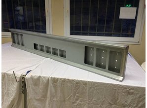 Truckbumper.nl Bumper 6x vierkante gaten met 5 vierkante gaten in het midden