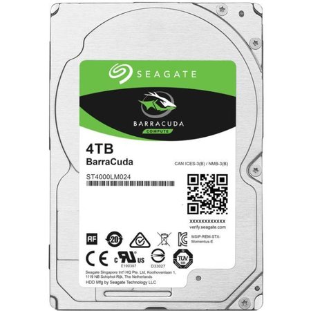 Seagate Seagate Barracuda ST4000LM024 interne harde schijf 2.5" 4000 GB SATA III