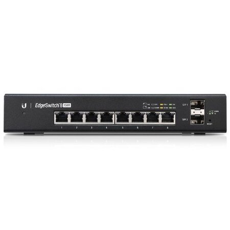 Ubiquiti Ubiquiti Networks EdgeSwitch 8 Managed Gigabit Ethernet (10/100/1000) Zwart Power over Ethernet (PoE)