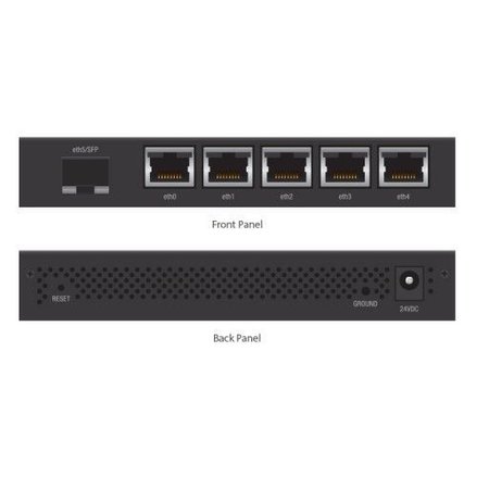 Ubiquiti Ubiquiti Networks ER-X-SFP bedrade router Zwart