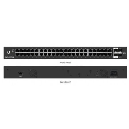 Ubiquiti Ubiquiti Networks ES-48-LITE netwerk-switch Managed Gigabit Ethernet (10/100/1000) Zwart 1U