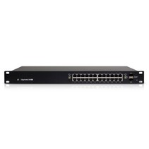 Ubiquiti Networks ES-24-500W netwerk-switch Managed L2/L3 Gigabit Ethernet (10/100/1000) Zwart 1U Power over Ethernet (PoE)