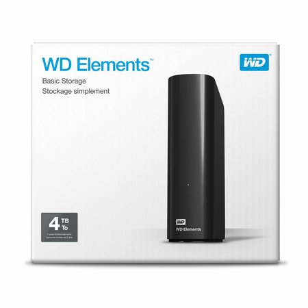 Western Digital Western Digital WD Elements Desktop 3.5 Inch Externe HDD, 4TB