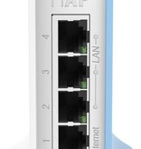 Mikrotik Mikrotik RB941-2ND-TC draadloos toegangspunt (WAP) 300 Mbit/s Blauw, Wit