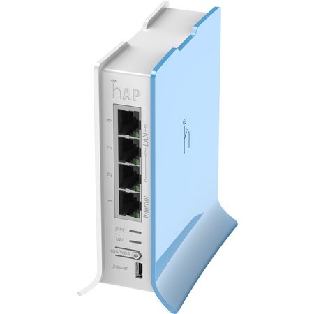 Mikrotik Mikrotik RB941-2ND-TC draadloos toegangspunt (WAP) 300 Mbit/s Blauw, Wit