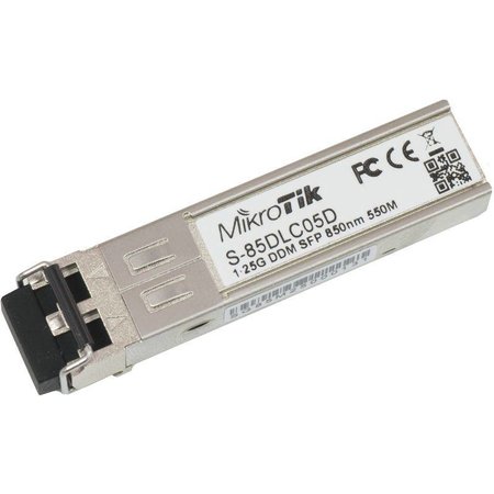 Mikrotik Mikrotik S-85DLC05D netwerk transceiver module 1250 Mbit/s SFP 850 nm