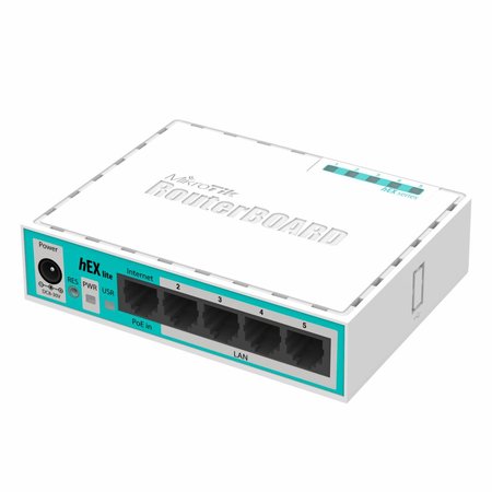 Mikrotik Mikrotik hEX lite bedrade router Wit