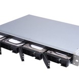 QNAP QNAP TS-431XeU Alpine AL-314 Ethernet LAN Rack (1U) Zwart, Roestvrijstaal NAS