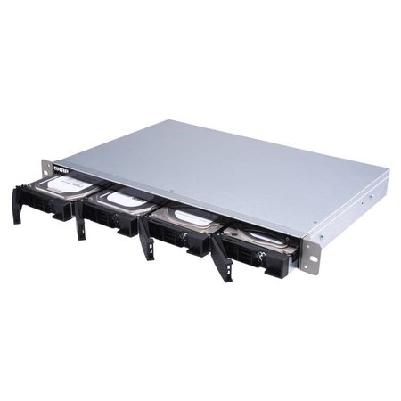 QNAP QNAP TS-431XeU Alpine AL-314 Ethernet LAN Rack (1U) Zwart, Roestvrijstaal NAS