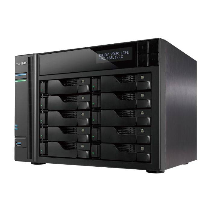 Asustor Asustor AS7010T-I5 data-opslag-server Ethernet LAN Compact Zwart NAS