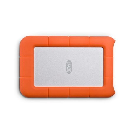 LaCie LaCie Rugged Mini, 2TB externe harde schijf 2000 GB Aluminium, Oranje