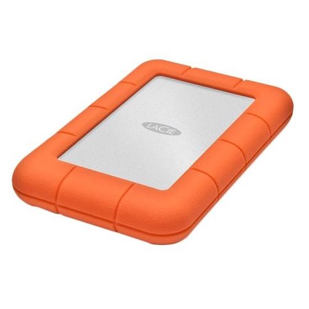 LaCie LaCie Rugged Mini, 2TB externe harde schijf 2000 GB Aluminium, Oranje