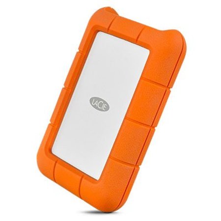 LaCie LaCie Rugged USB-C externe harde schijf 2000 GB Oranje, Zilver