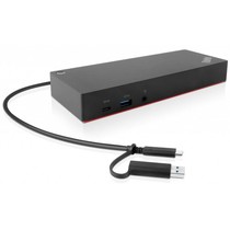 Lenovo 40AF0135EU notebook dock & poortreplicator Bedraad Zwart