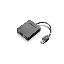 Lenovo Universal USB 3.0 to VGA/HDMI USB Type-A Zwart