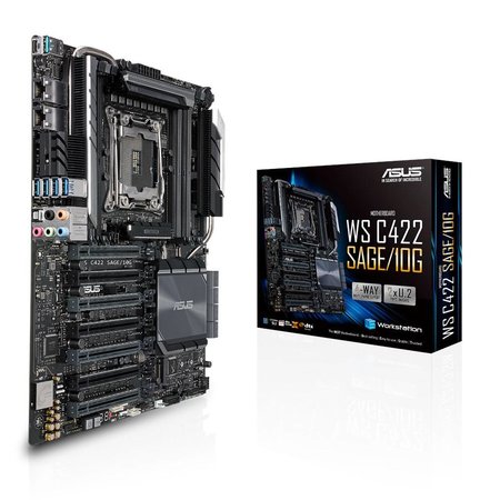 Asus ASUS WS C422 SAGE/10G server-/werkstationmoederbord LGA 2066 (Socket R4) CEB Intel® C422