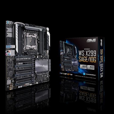 Asus ASUS WS X299 SAGE/10G server-/werkstationmoederbord LGA 2066 (Socket R4) CEB Intel® X299