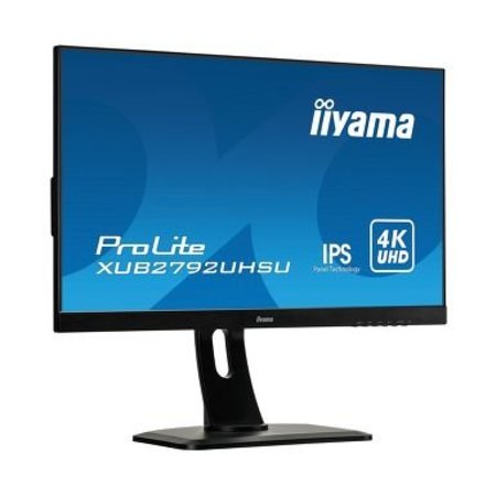 Iiyama iiyama ProLite XUB2792UHSU-B1 LED display 68,6 cm (27") 3840 x 2160 Pixels 4K Ultra HD Zwart