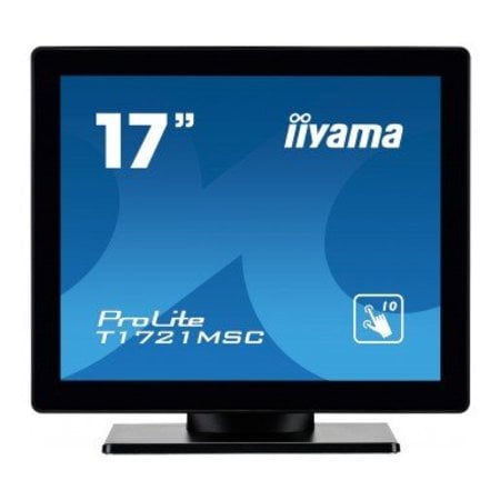Iiyama iiyama ProLite T1721MSC-B1 touch screen-monitor 43,2 cm (17") 1280 x 1024 Pixels Zwart Multi-touch Tafelblad