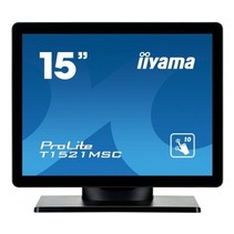 iiyama ProLite T1521MSC-B1 touch screen-monitor 38,1 cm (15") 1024 x 768 Pixels Zwart Multi-touch Tafelblad