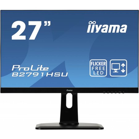 Iiyama iiyama ProLite B2791HSU-B1/27" TN 1MS 68,6 cm (27") 1920 x 1080 Pixels Full HD LED Zwart