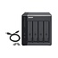 QNAP QNAP TR-004 disk array Zwart