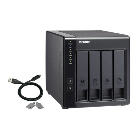 QNAP QNAP TR-004 disk array Zwart