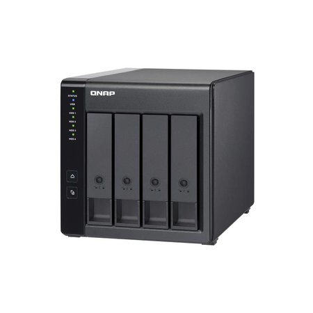 QNAP QNAP TR-004 disk array Zwart