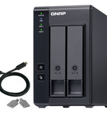 QNAP QNAP TR-002 disk array Zwart