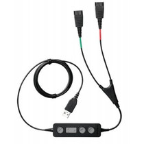 Jabra Link 265 audio kabel USB2.0 2x QD Zwart