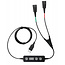 Jabra Jabra Link 265 audio kabel USB2.0 2x QD Zwart