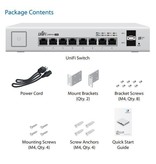 Ubiquiti Ubiquiti Networks UniFi US-8-150W netwerk-switch Managed Gigabit Ethernet (10/100/1000) Wit Power over Ethernet (PoE)