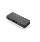 Lenovo Lenovo 4X90S92381 notebook dock & poortreplicator Bedraad USB 3.2 Gen 1 (3.1 Gen 1) Type-C Grijs