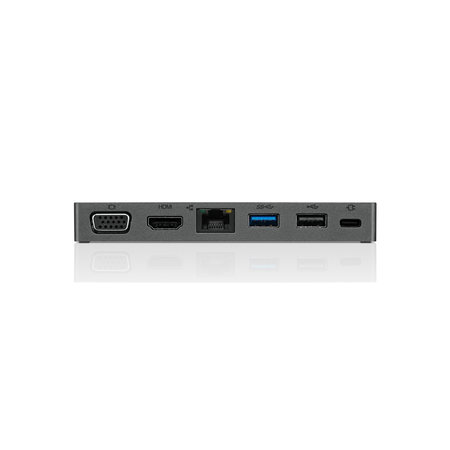 Lenovo Lenovo 4X90S92381 notebook dock & poortreplicator Bedraad USB 3.2 Gen 1 (3.1 Gen 1) Type-C Grijs