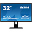 Iiyama iiyama ProLite XB3288UHSU-B1 LED display 80 cm (31.5") 3840 x 2160 Pixels 4K Ultra HD Zwart