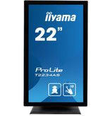 Iiyama iiyama ProLite T2234AS-B1 touch screen-monitor 54,6 cm (21.5") 1920 x 1080 Pixels Zwart Multi-touch Multi-gebruiker