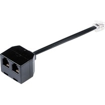 Jabra 1600-289 kabeladapter/verloopstukje RJ10 2xRJ10 Zwart