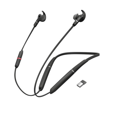 Jabra Jabra Evolve 65e MS & Link 370 Headset Neckband Zwart