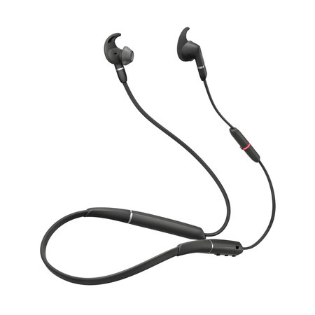 Jabra Jabra Evolve 65e MS & Link 370 Headset Neckband Zwart