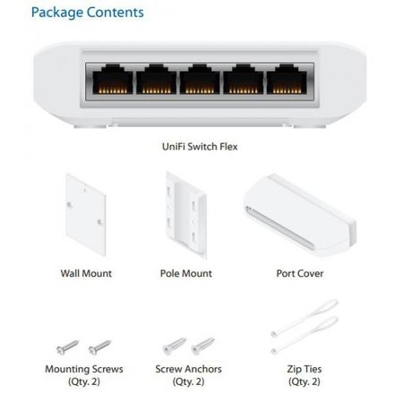 Ubiquiti Ubiquiti Networks UniFi USW‑FLEX Managed L2 Gigabit Ethernet (10/100/1000) Wit Power over Ethernet (PoE)