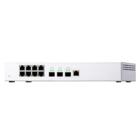 QNAP QNAP QSW-308-1C netwerk-switch Unmanaged Gigabit Ethernet (10/100/1000) Wit