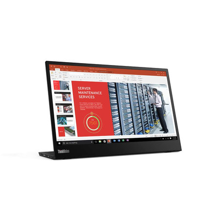 Lenovo Lenovo ThinkVision M14 35,6 cm (14") 1920 x 1080 Pixels Full HD LED Zwart