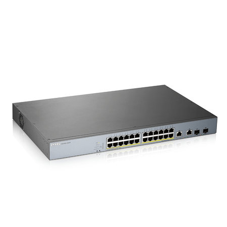 Zyxel Zyxel GS1350-26HP-EU0101F netwerk-switch Managed L2 Gigabit Ethernet (10/100/1000) Grijs Power over Ethernet (PoE)
