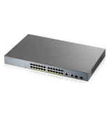 Zyxel Zyxel GS1350-26HP-EU0101F netwerk-switch Managed L2 Gigabit Ethernet (10/100/1000) Grijs Power over Ethernet (PoE)