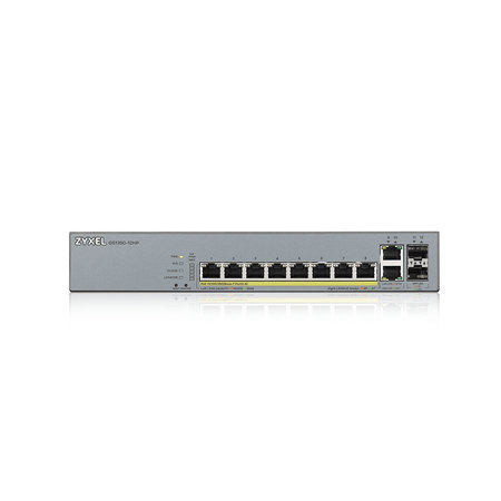 Zyxel Zyxel GS1350-12HP-EU0101F netwerk-switch Managed L2 Gigabit Ethernet (10/100/1000) Grijs Power over Ethernet (PoE)