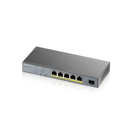 Zyxel Zyxel GS1350-6HP-EU0101F netwerk-switch Managed L2 Gigabit Ethernet (10/100/1000) Grijs Power over Ethernet (PoE)