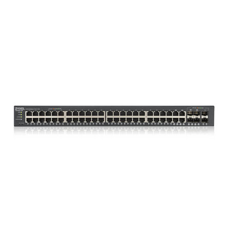 Zyxel Zyxel GS1920-48V2 Managed Gigabit Ethernet (10/100/1000) Zwart