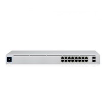 Ubiquiti Networks UniFi 16-Port PoE Managed L2/L3 Gigabit Ethernet (10/100/1000) Zilver 1U Power over Ethernet (PoE)