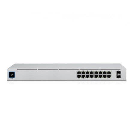 Ubiquiti Ubiquiti Networks UniFi 16-Port PoE Managed L2/L3 Gigabit Ethernet (10/100/1000) Zilver 1U Power over Ethernet (PoE)