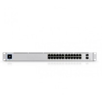 Ubiquiti Networks UniFi Pro 24-Port PoE Managed L2/L3 Gigabit Ethernet (10/100/1000) Zilver 1U Power over Ethernet (PoE)